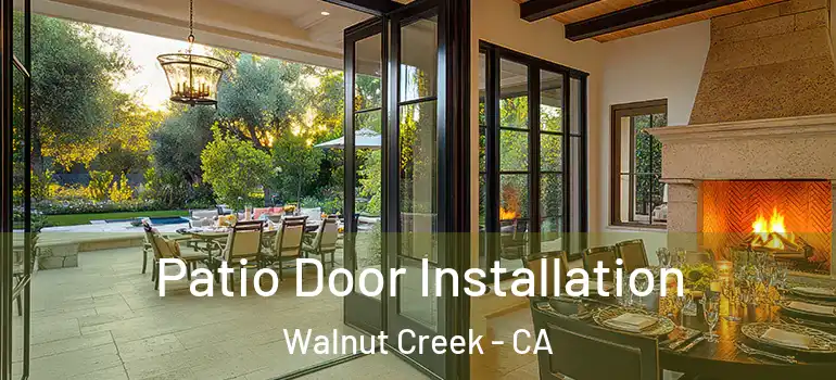  Patio Door Installation Walnut Creek - CA