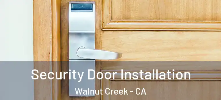  Security Door Installation Walnut Creek - CA