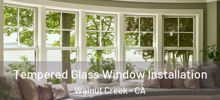  Tempered Glass Window Installation Walnut Creek - CA